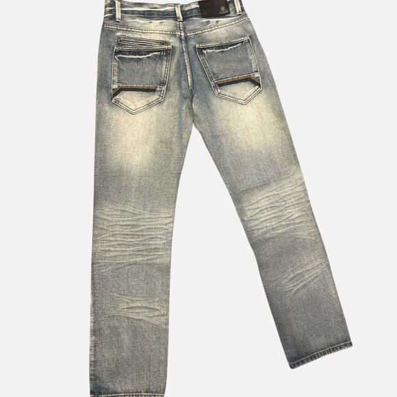 C J men's jeans 100% Cotton Dark wash blue sz 30/32 - Picture 2 of 5